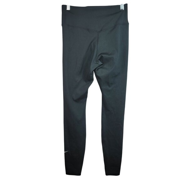 Nike Dri-Fit One High Rise Leggings Black Small Ankle Length 7/8 Wick DD0252-010 - Picture 4 of 8